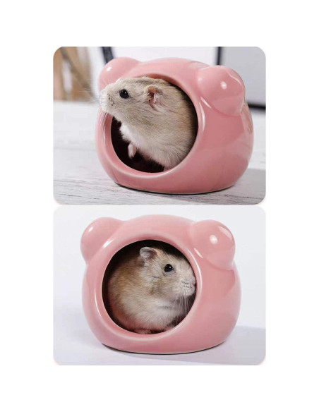 Casa de Hámster Cerámica Gutongyuan - Refugio Pequeño 8.5x8x6.6cm