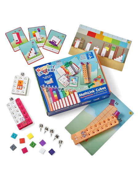 Set de Actividades MathLink Numberblocks 11-20 hand2mind