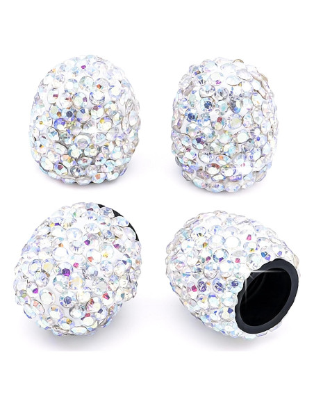 4 Tapas de Válvula de Neumático MEAJOO Colorido Universal