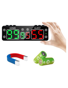 Tablero Digital LED Portátil GAN XIN para Puntuaciones - Negro