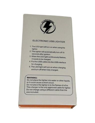 Encendedor Eléctrico ILLUMICHARGE Touch 2.0 USB - Hielo Negro