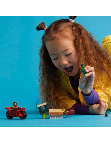 LEGO Marvel Iron Man con Moto y Hulk 68 Piezas 4+