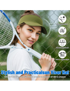 Visera Enfriadora Sukeen UV Talla Única para Mujeres - Verde Militar 2