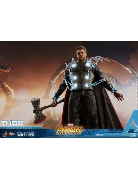 Figura de Acción Thor Hot Toys 1/6 Avengers Infinity War Figura de Acción Thor Hot Toys 1/6 Avengers Infinity War