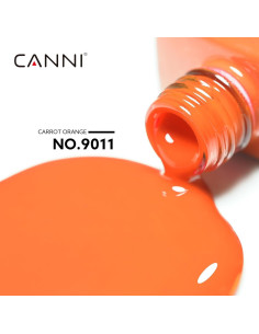 Esmalte de Uñas en Gel CANNI Naranja Brillante 9ml UV/LED 2