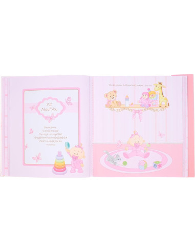 Libro de Recuerdos para Niña Rosa Christian Art Gifts 64 Páginas