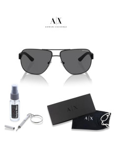 Gafas de sol Aviador Armani Exchange AX2012S con Kit de Cuidado 2