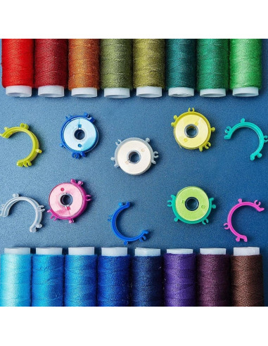 Clips para Bobinas de Coser Joyangy - 80 Piezas Coloridos