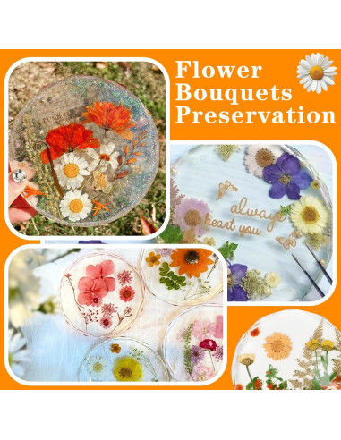 Moldes de Posavasos de Silicona ZQYSING 4 Piezas 13.2 cm