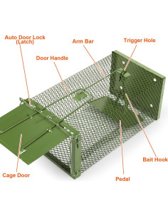 Trampas Humanas para Ratones Febiaeu - Paquete de 2, Acero Inoxidable 2