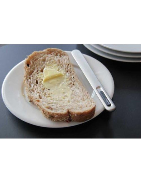 Cuchillo para Mantequilla ESE INVENTOS Negro 17.6 cm Serrado