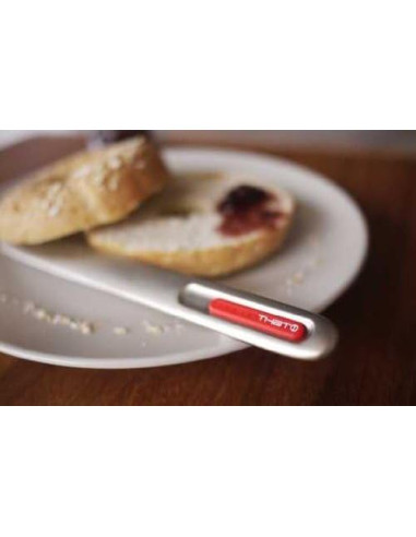 Cuchillo para Mantequilla ESE INVENTOS Negro 17.6 cm Serrado