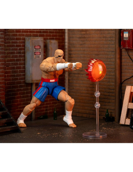 Figura de Acción Jada Toys Sagat 1:12 Articulada 19.3 cm Figura de Acción Jada Toys Sagat 1:12 Articulada 19.3 cm