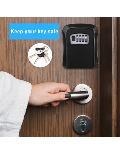 Caja de Llave TTRWIN con Cerradura de Combinación 4 Dígitos 2