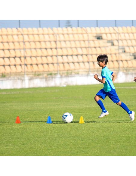 20 Conos de Fútbol XIHIRCD 8 cm para Entrenamiento Deportivo