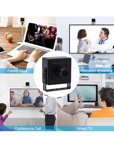 Cámara USB 4K IEights con lente gran angular 3.6mm