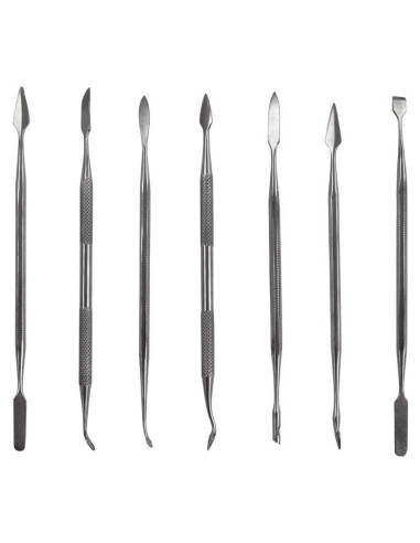 Juego de Espátulas y Cuchillos Doble Cara SE DD3077 - 7 Piezas