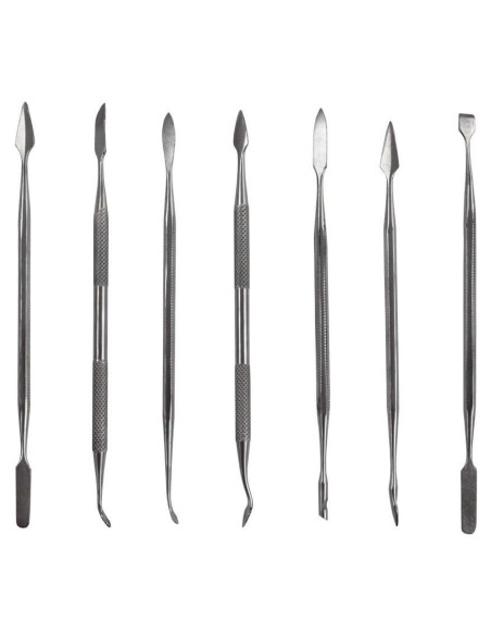 Juego de Espátulas y Cuchillos Doble Cara SE DD3077 - 7 Piezas