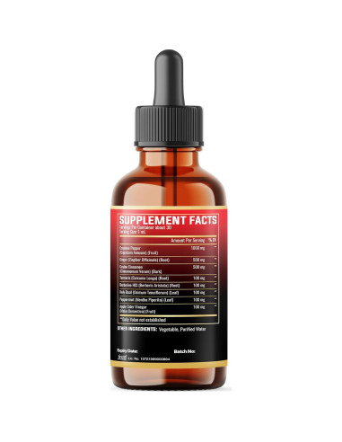 Gotas Líquidas de Pimienta de Cayena Milivol 30ml - 2 Paquetes