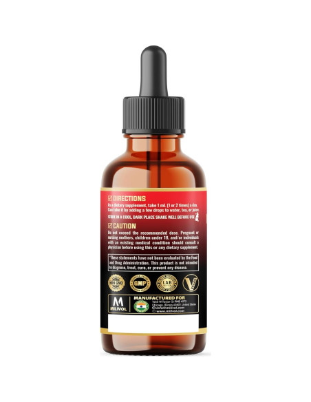 Gotas Líquidas de Pimienta de Cayena Milivol 30ml - 2 Paquetes