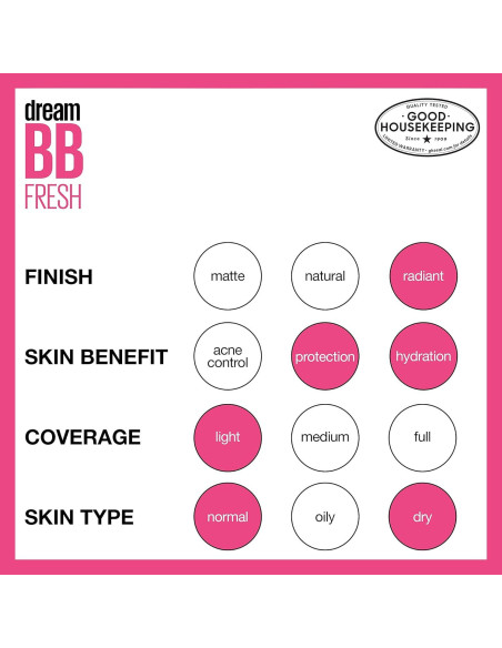 Crema BB Hidratante Maybelline Dream Fresh 8 en 1 SPF 30