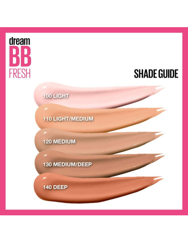 Crema BB Hidratante Maybelline Dream Fresh 8 en 1 SPF 30