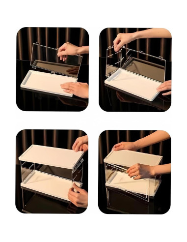 Caja de Exhibición Acrílica Apilable HOMARTIQ 26.9x14x16 cm