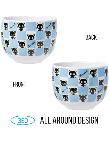 Plato de Cerámica para Ramen Silver Buffalo Chococat 20 oz