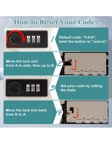 Armario de Llaves KYODOLED con Cerradura para 40 Llaves