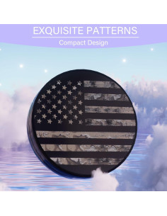 Estuche para Lentes de Contacto LRITER Bandera Americana Portátil 2