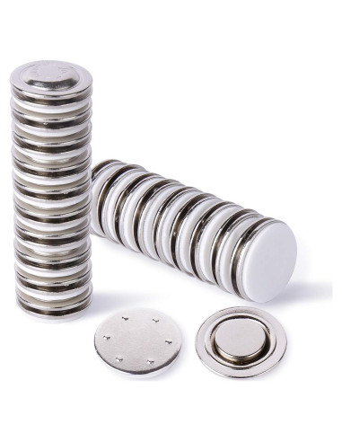 Imán Magnético Redondo Magreen 24 Piezas para Etiquetas