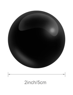Bolas de Baoding Coolrunner de Mármol Negro 5cm - 2 Piezas 2