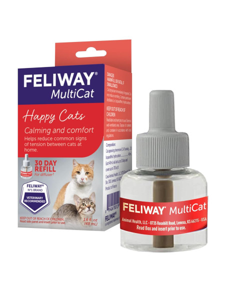 FELIWAY MultiCat Recarga 48ml - Difusor de Feromonas para Gatos