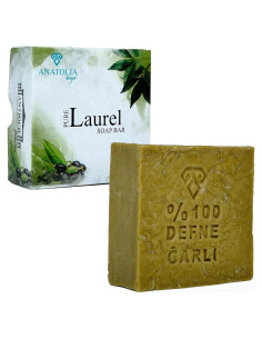 Jabón de Aleppo 142 g - Champú Sólido Natural de Laurel