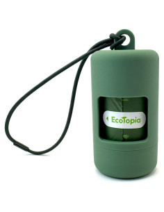Dispensador de bolsas de excremento EcoTopia con 15 bolsas