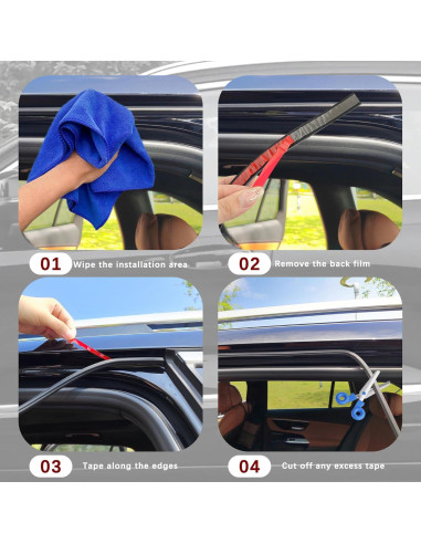 Tira de Sellado para Puertas de Automóvil Stacool 5.0M Goma