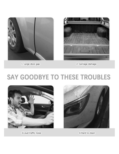 Tira de Sellado para Puertas de Automóvil Stacool 5.0M Goma