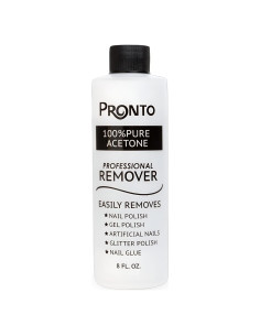 Removedor de Esmalte de Uñas Pronto Acetona Pura 236.6 ml