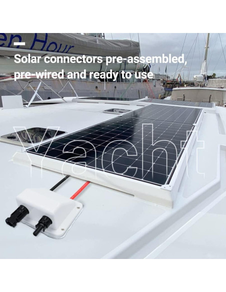 Glandula de Entrada Doble Cable Slocable IP68 con Cable 0.1m 10AWG Glandula de Entrada Doble Cable Slocable IP68 con Cable 0.1m 10AWG