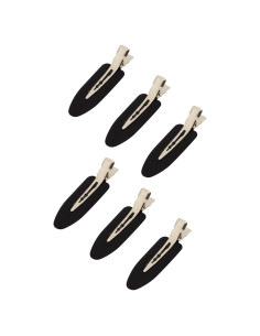 Clips para el Cabello MADHOLLY 6 Pcs Sin Doblado Negro