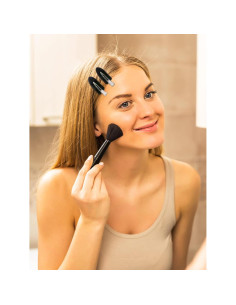 Clips para el Cabello MADHOLLY 6 Pcs Sin Doblado Negro 2