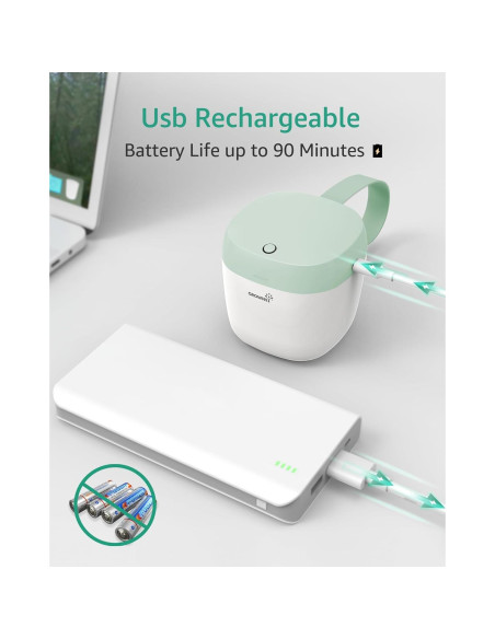 Esterilizador de Chupetes GROWNSY UV Portátil Verde 99.99% Limpio