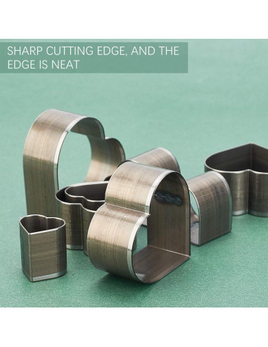 Juego de Cortadores de Perforación PH PandaHall 8 Pcs Corazón