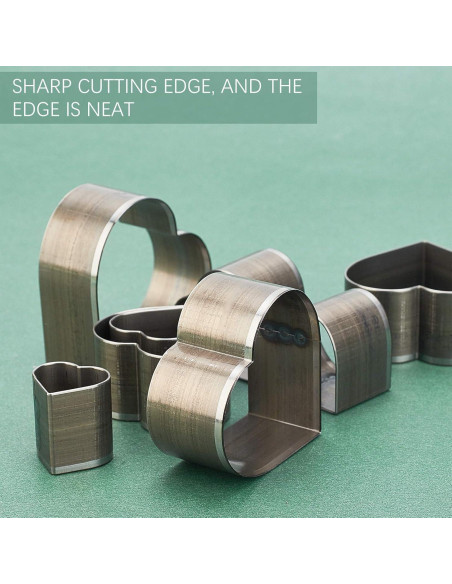 Juego de Cortadores de Perforación PH PandaHall 8 Pcs Corazón Juego de Cortadores de Perforación PH PandaHall 8 Pcs Corazón