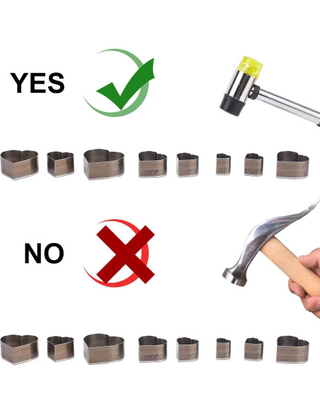 Juego de Cortadores de Perforación PH PandaHall 8 Pcs Corazón Juego de Cortadores de Perforación PH PandaHall 8 Pcs Corazón