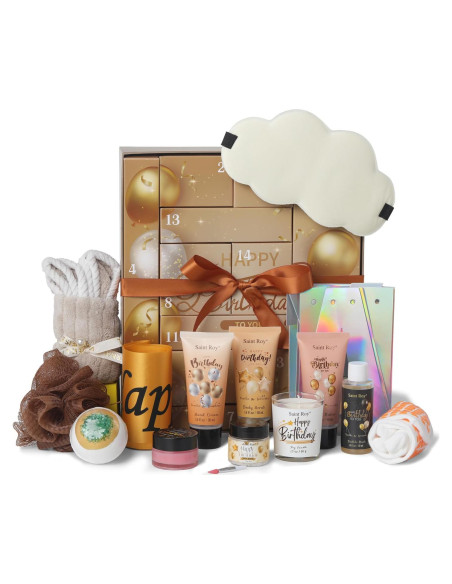 Caja de Regalo de Cumpleaños 15 Piezas para Mujeres y Hombres