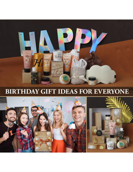 Caja de Regalo de Cumpleaños 15 Piezas para Mujeres y Hombres