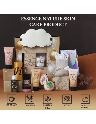 Caja de Regalo de Cumpleaños 15 Piezas para Mujeres y Hombres