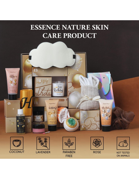 Caja de Regalo de Cumpleaños 15 Piezas para Mujeres y Hombres