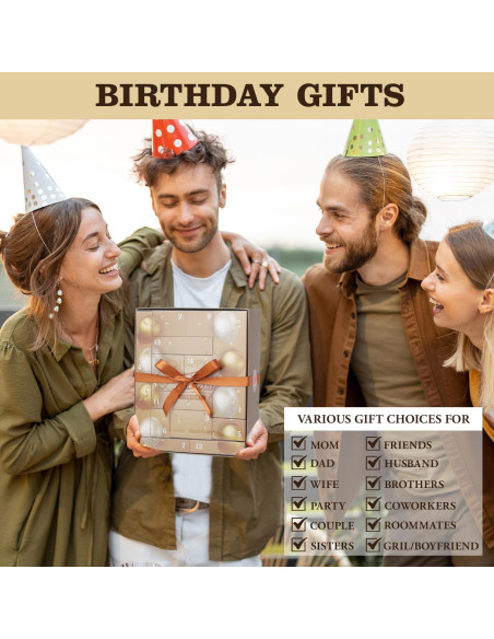 Caja de Regalo de Cumpleaños 15 Piezas para Mujeres y Hombres